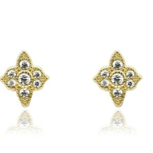 Filigree stud - gold
