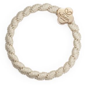 Bangle bobbles - champagne (woven)