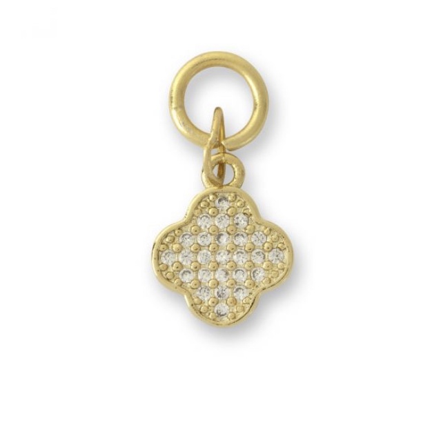 Clover Charm - gold