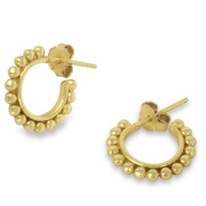 Dotty hoops - gold