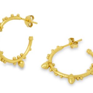 Allegra gold hoops
