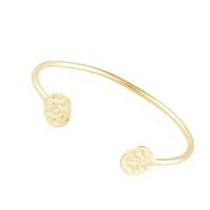 Coin bangle - gold