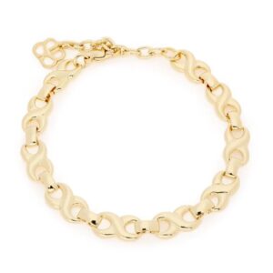 Gold chain bracelet