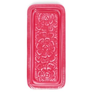 Enamel tray - vibrant pink