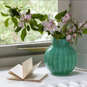Jade green vase