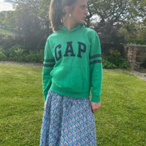 Popsta Maxi skirt - Flora Blue