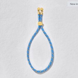 Cord bracelet - blue
