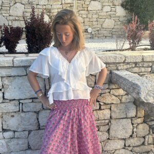 Popsta Maxi skirt - Paxos Pink