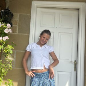 Popsta Maxi skirt - Beatrice Blue