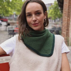 Sophie Scarf - Two tone green
