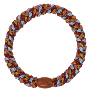Woven hair bobble - Autumn mix
