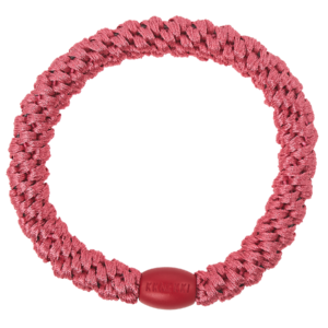 Woven hair bobble - Raspberry